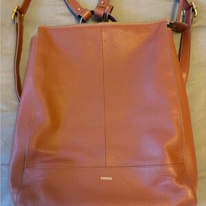 Fossil Cowhide Leather Elina Backpack *NWOT*
